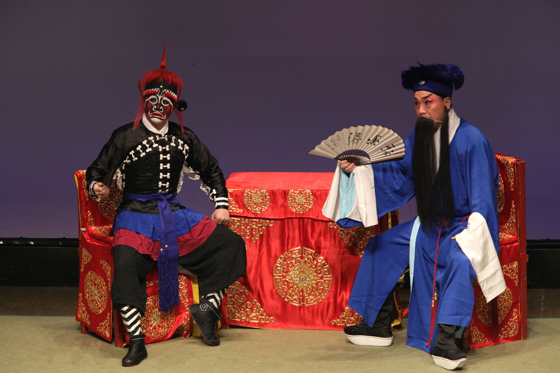 京劇 刺巴傑(胡理:劉佳、胡璉:侯偉) 写真:井田裕明