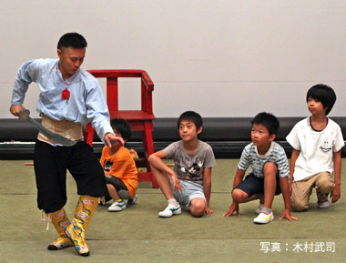 「石山雄太による京劇・孫悟空のワークショップ」イメージ（写真：木村武司）