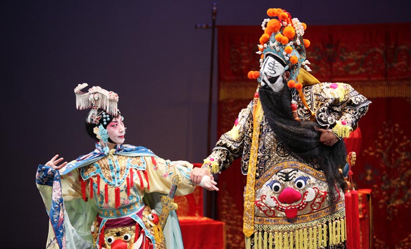 京劇　覇王別姫（虞姫：張桂琴、項羽：張春祥）　写真：井田裕明