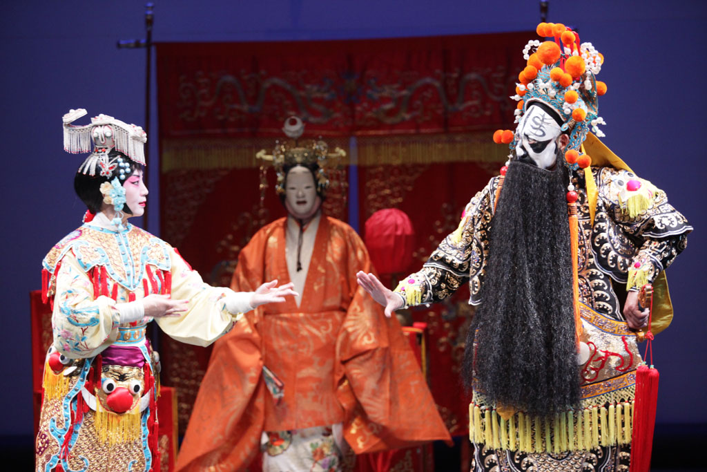 2017年5月13日（土）成城ホール公演（項羽：張春祥／能虞姫：西村高夫／虞姫：張桂琴）[写真：井田裕明]