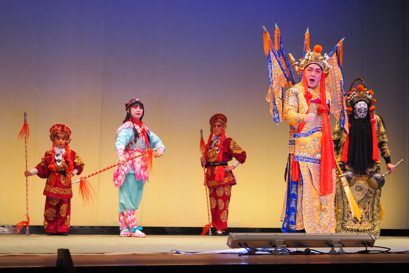 本公演 排山（二郎神：侯偉、哪吒：張桂琴、巨霊神：張春祥）